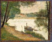 Gray weather, Grande Jatte, Georges Seurat